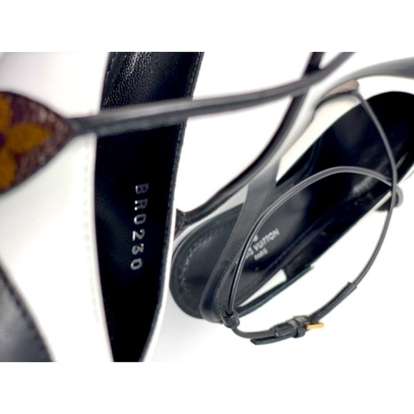 Louis Vuitton Line up pump multicolor heel black - Picture 8 of 11